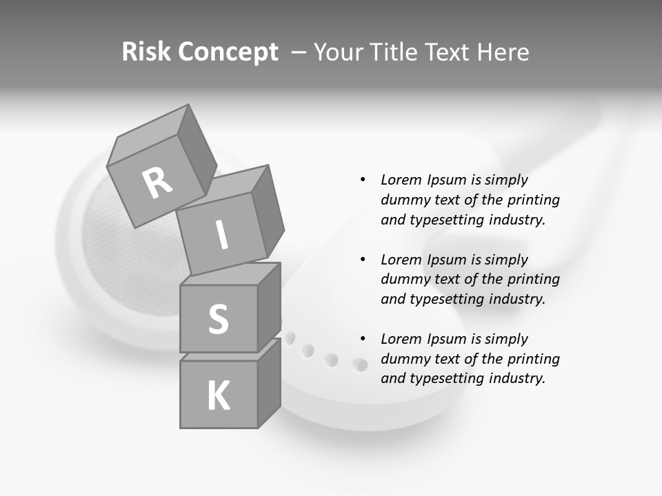 A Pair Of Headphones Sitting On Top Of A Table PowerPoint Template