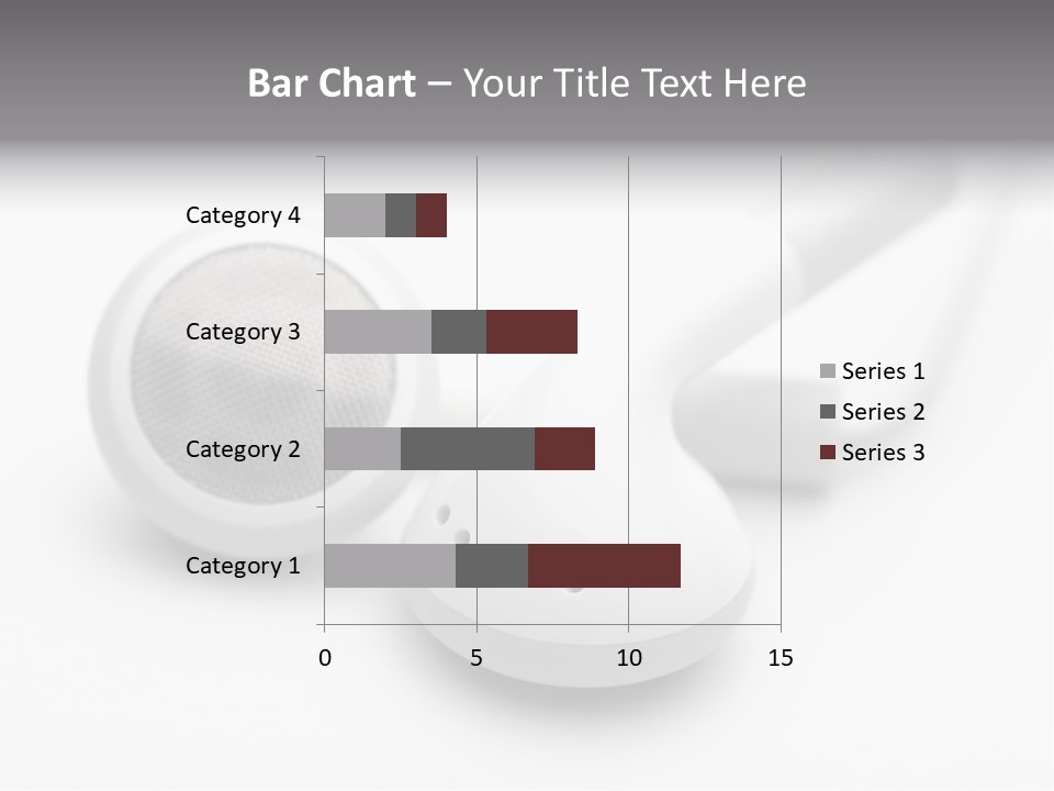 A Pair Of Headphones Sitting On Top Of A Table PowerPoint Template
