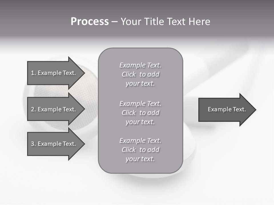 A Pair Of Headphones Sitting On Top Of A Table PowerPoint Template
