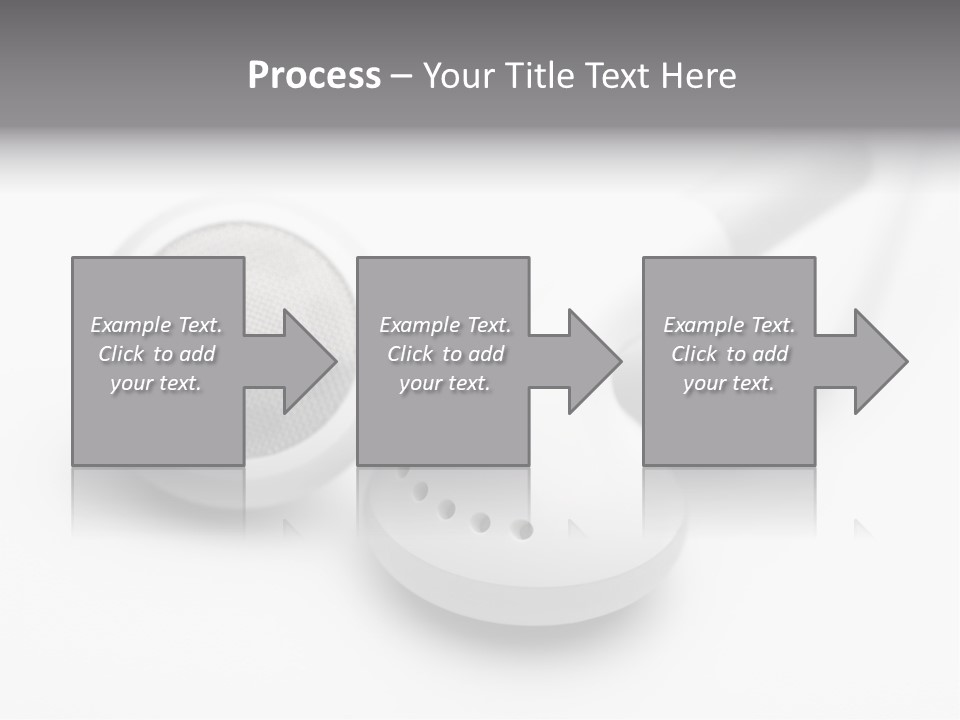 A Pair Of Headphones Sitting On Top Of A Table PowerPoint Template