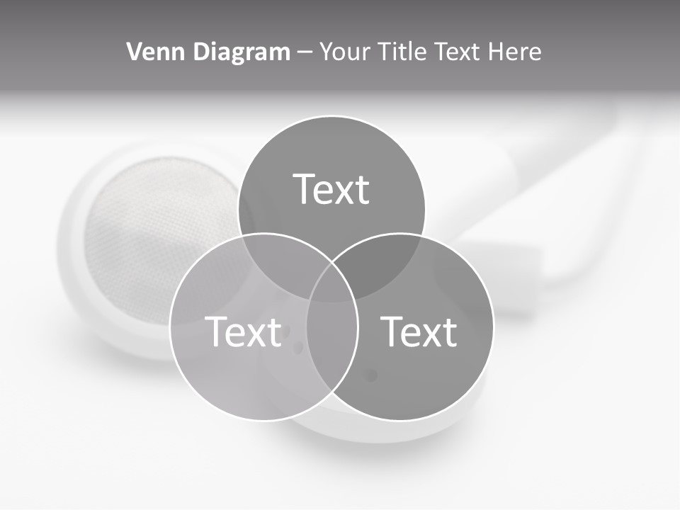 A Pair Of Headphones Sitting On Top Of A Table PowerPoint Template