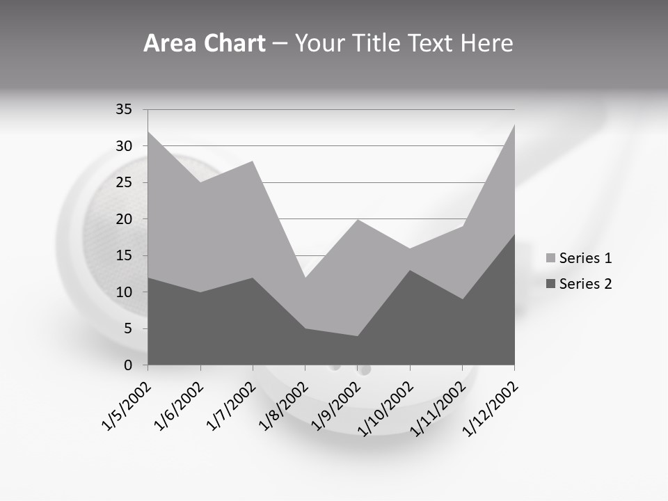 A Pair Of Headphones Sitting On Top Of A Table PowerPoint Template
