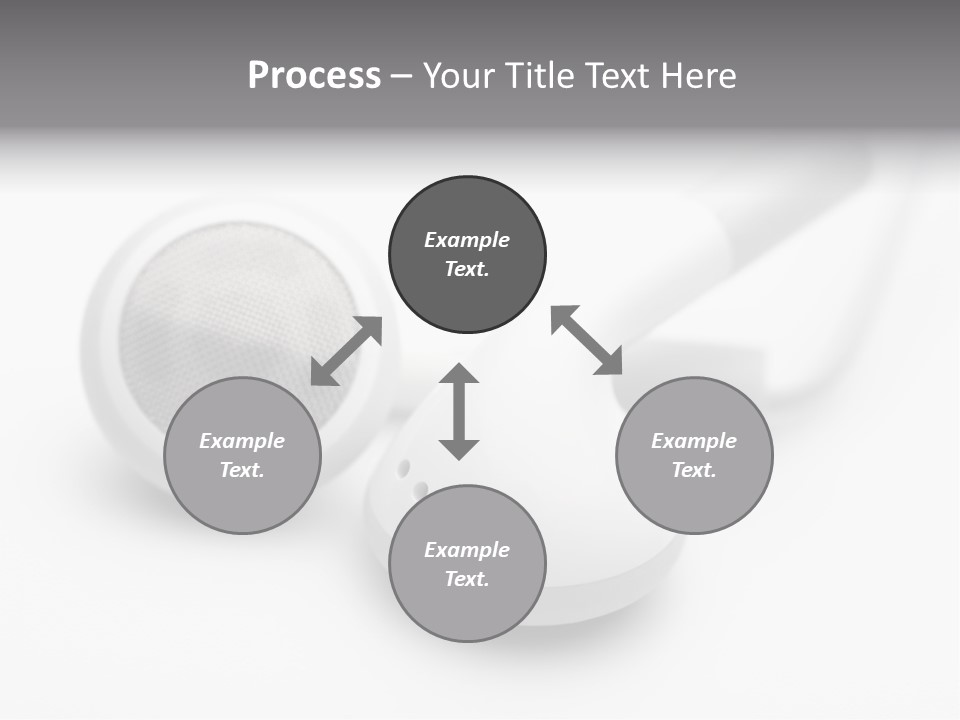 A Pair Of Headphones Sitting On Top Of A Table PowerPoint Template