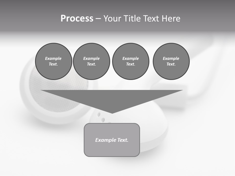 A Pair Of Headphones Sitting On Top Of A Table PowerPoint Template