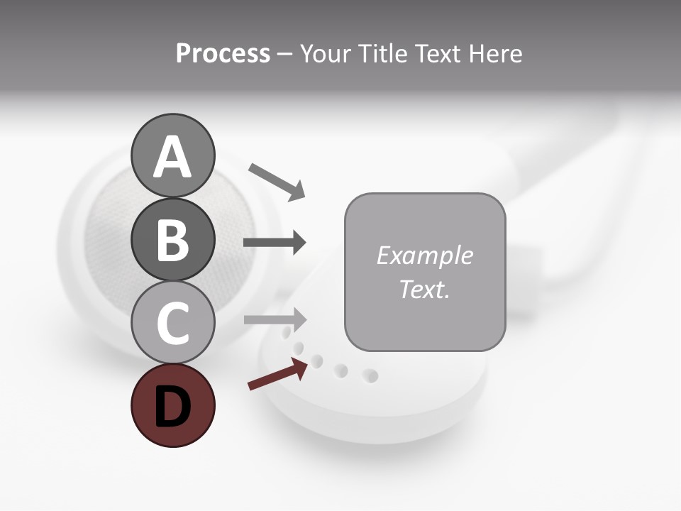 A Pair Of Headphones Sitting On Top Of A Table PowerPoint Template