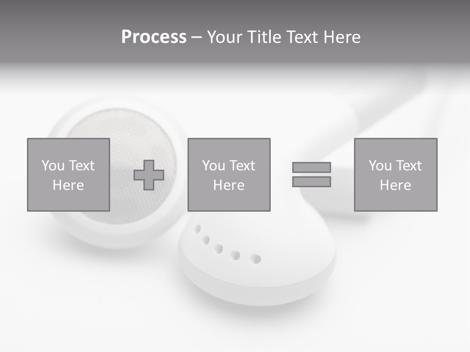 A Pair Of Headphones Sitting On Top Of A Table PowerPoint Template