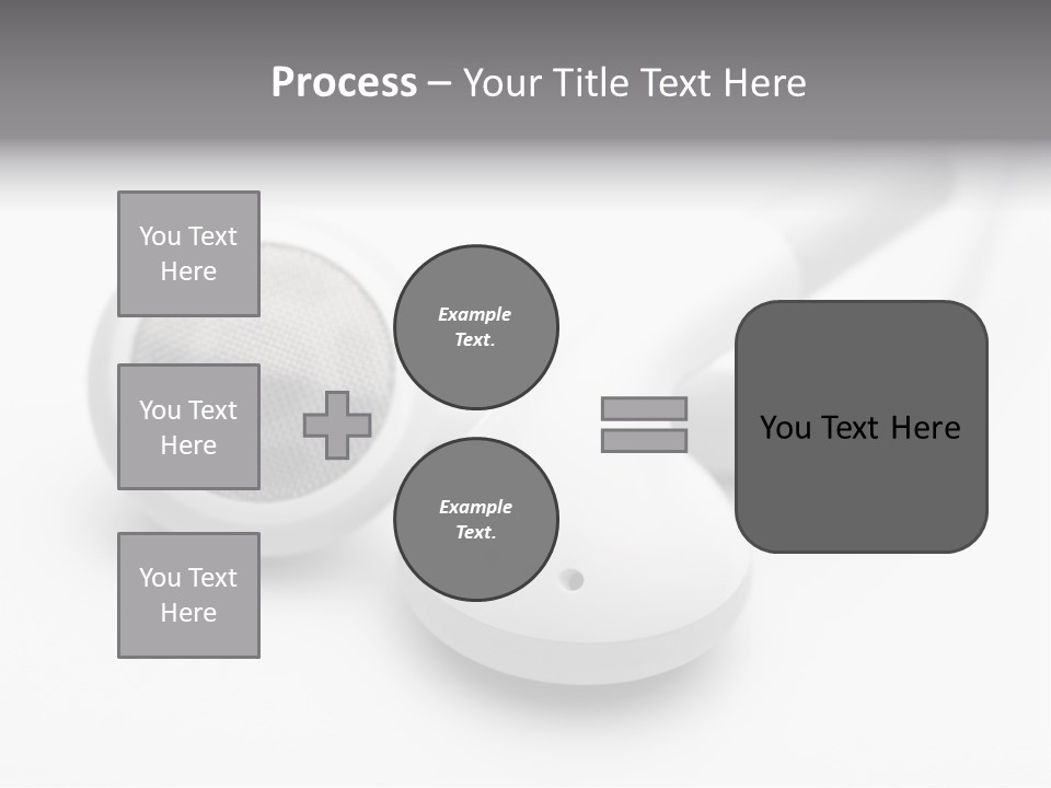 A Pair Of Headphones Sitting On Top Of A Table PowerPoint Template