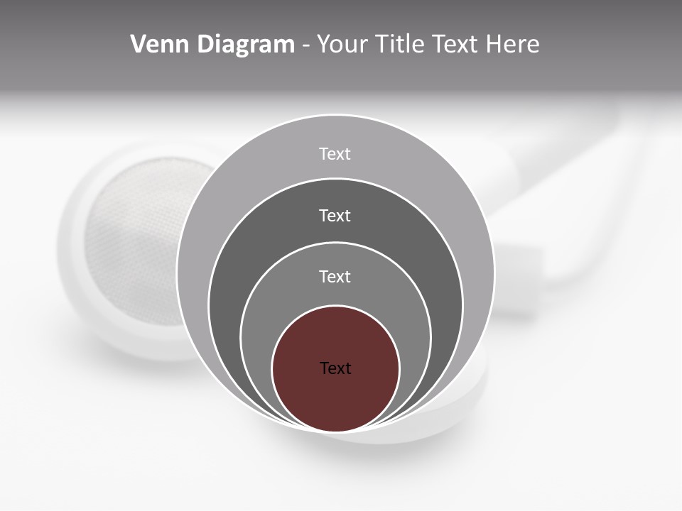 A Pair Of Headphones Sitting On Top Of A Table PowerPoint Template