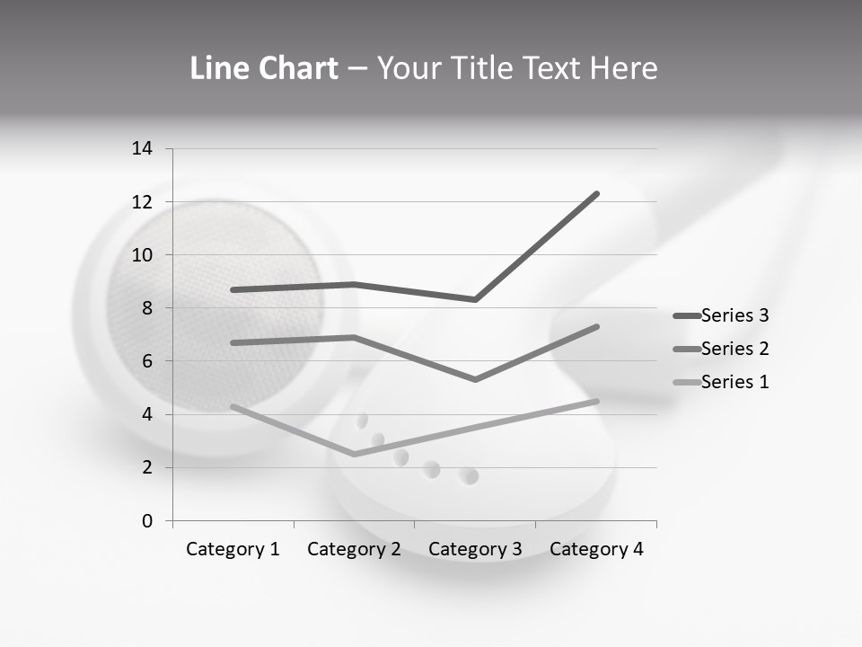 A Pair Of Headphones Sitting On Top Of A Table PowerPoint Template