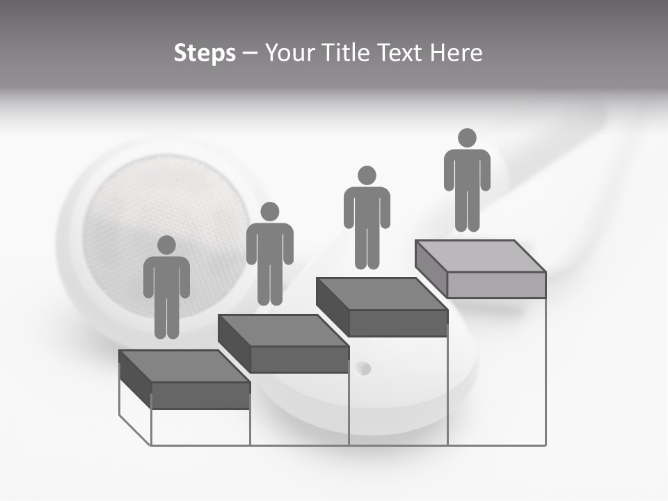 A Pair Of Headphones Sitting On Top Of A Table PowerPoint Template