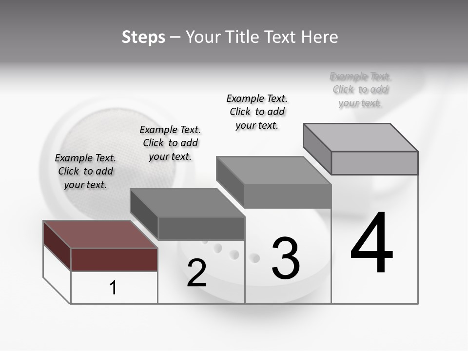 A Pair Of Headphones Sitting On Top Of A Table PowerPoint Template