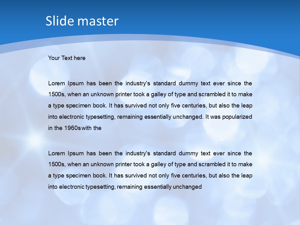 Christmas Star Light PowerPoint Template