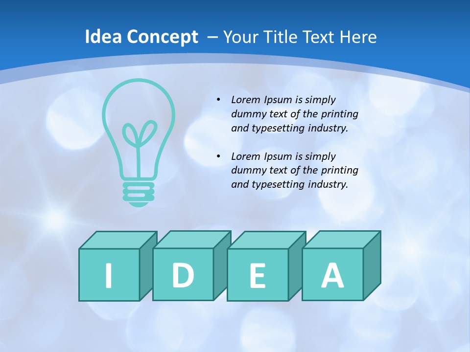 Christmas Star Light PowerPoint Template