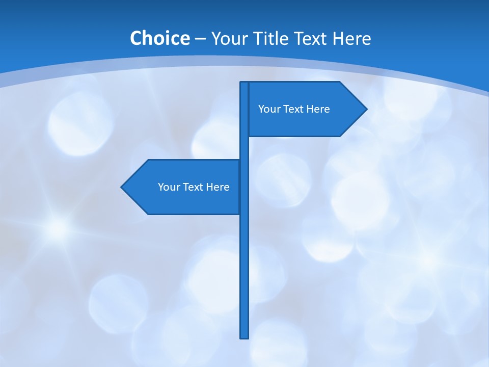 Christmas Star Light PowerPoint Template