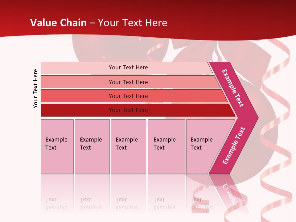 A Red Christmas Ornament Powerpoint Presentation PowerPoint Template