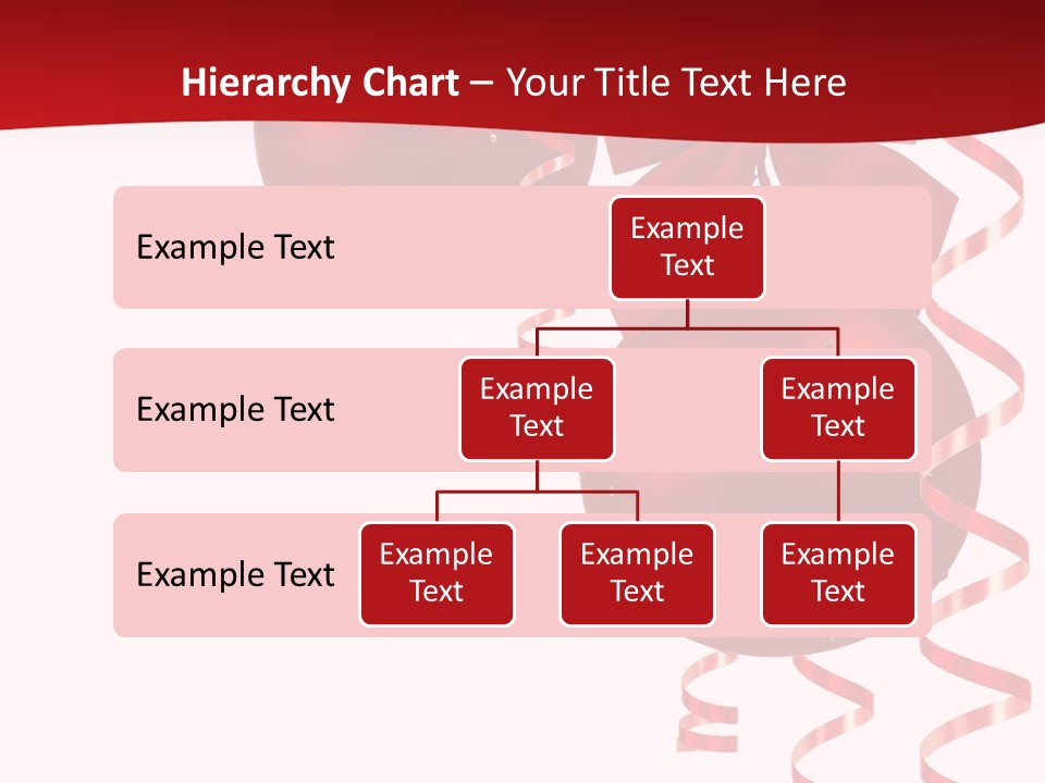 A Red Christmas Ornament Powerpoint Presentation PowerPoint Template