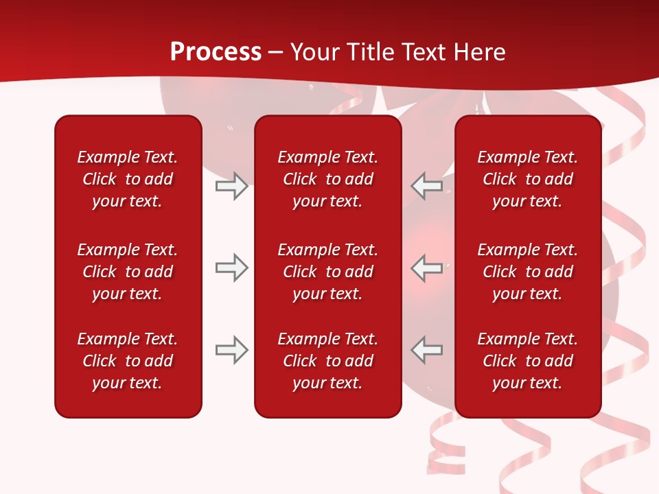 A Red Christmas Ornament Powerpoint Presentation PowerPoint Template