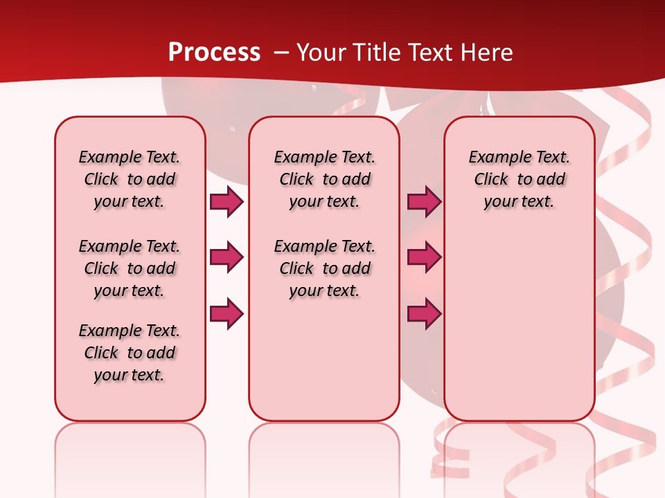 A Red Christmas Ornament Powerpoint Presentation PowerPoint Template
