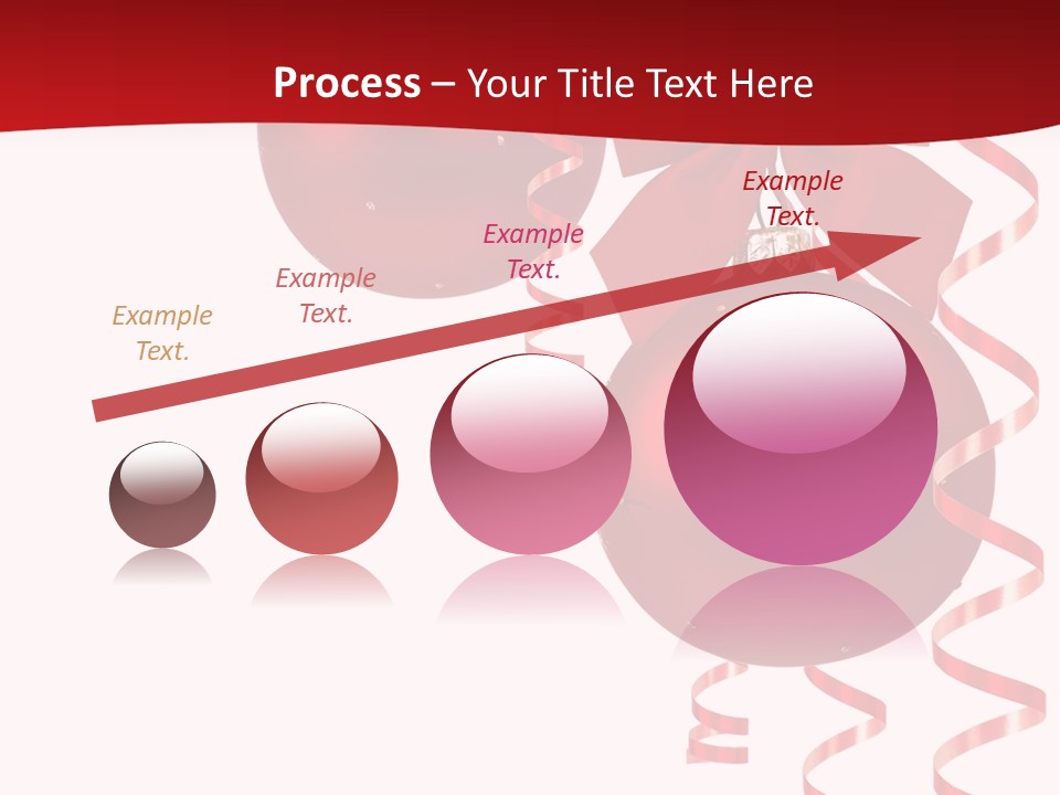 A Red Christmas Ornament Powerpoint Presentation PowerPoint Template