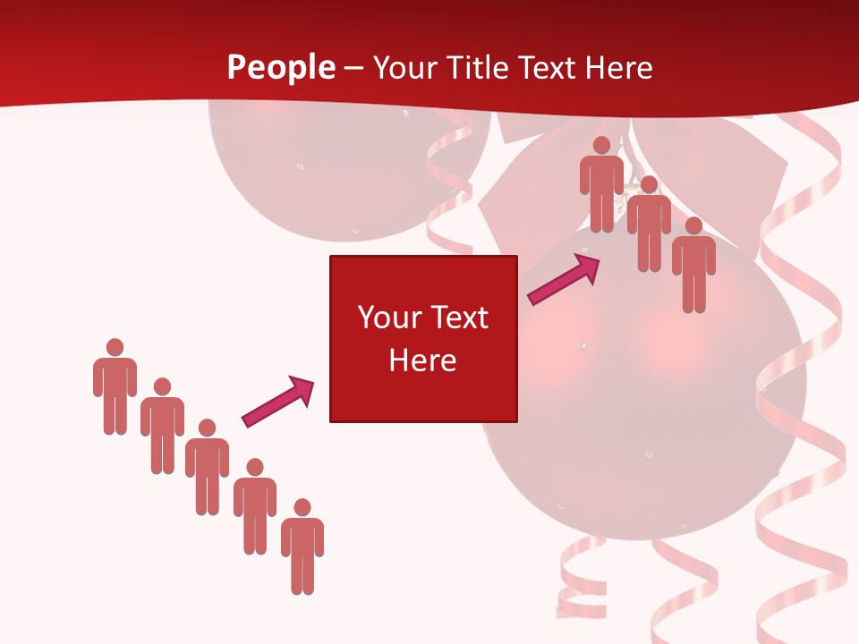 A Red Christmas Ornament Powerpoint Presentation PowerPoint Template