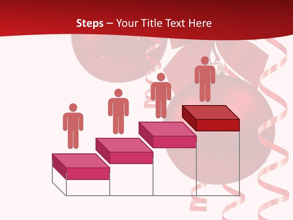 A Red Christmas Ornament Powerpoint Presentation PowerPoint Template