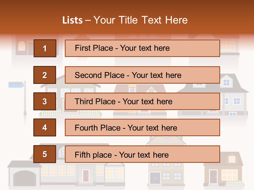 Home City House PowerPoint Template