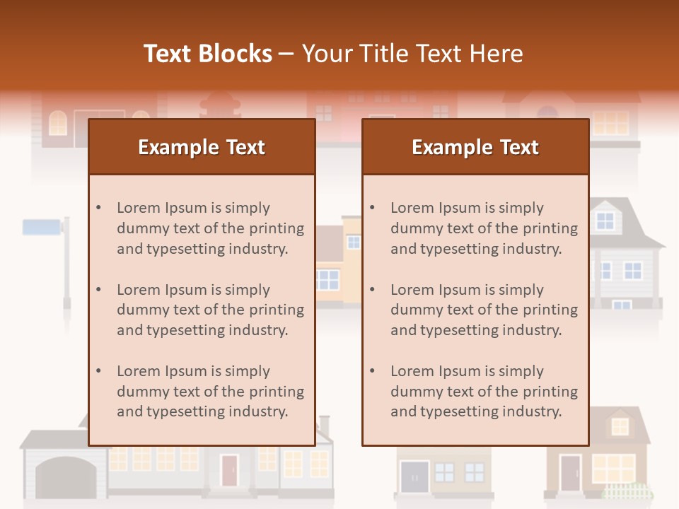 Home City House PowerPoint Template