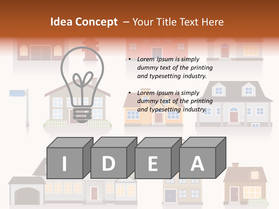 Home City House PowerPoint Template