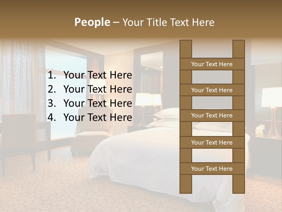 Decorating Kingsize Lamp PowerPoint Template