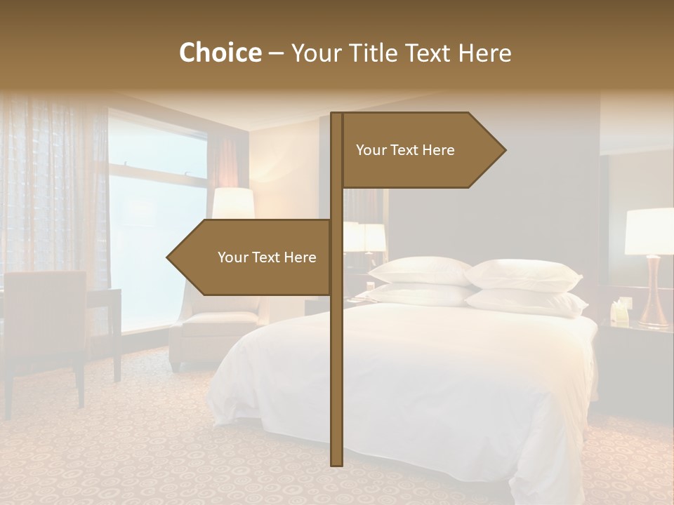 Decorating Kingsize Lamp PowerPoint Template