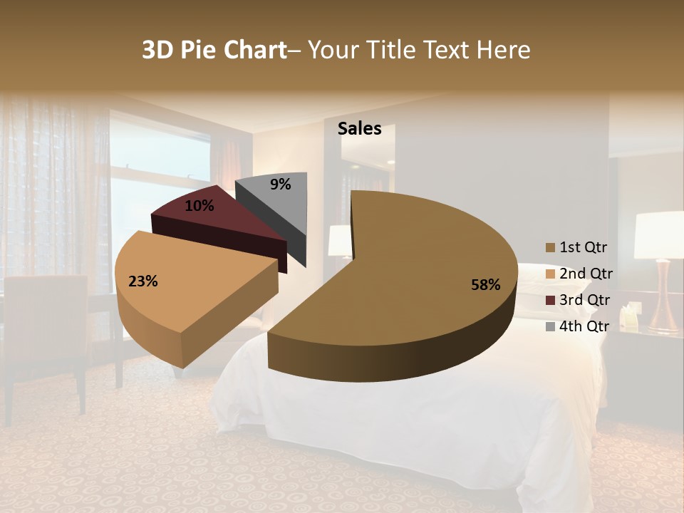Decorating Kingsize Lamp PowerPoint Template