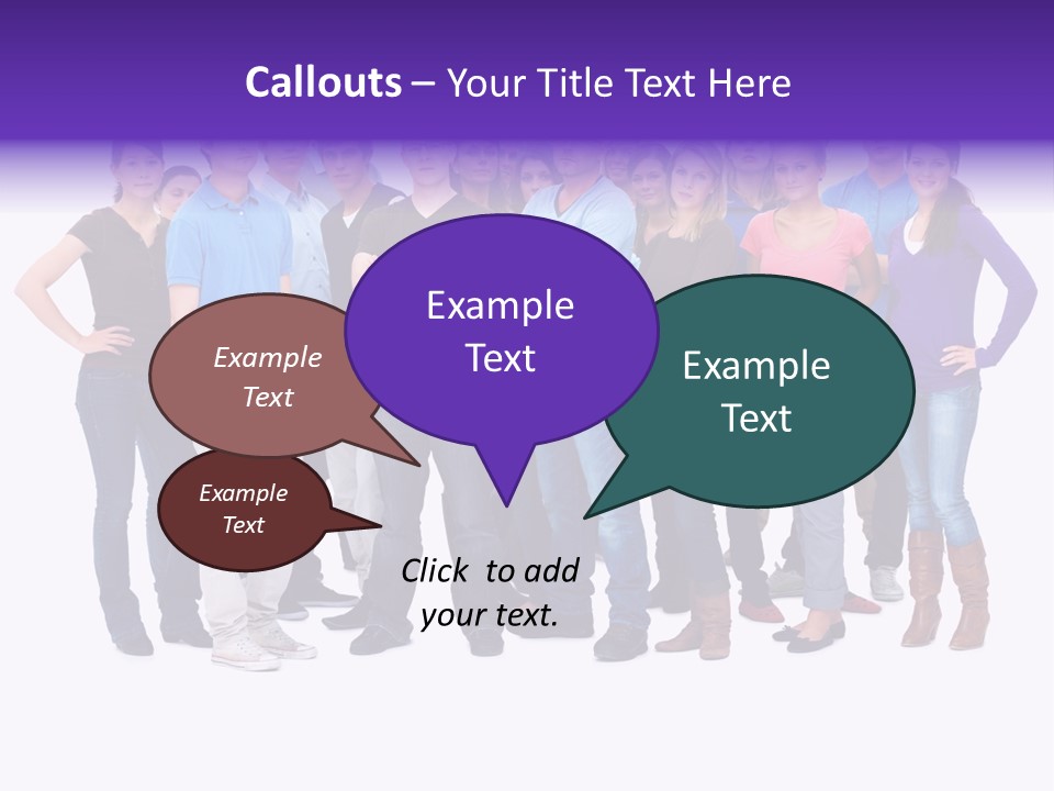 Clipart Vignette Template PowerPoint Template