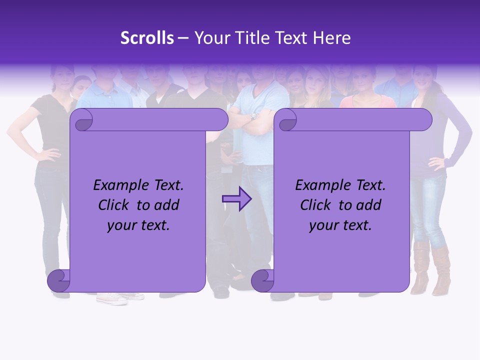 Clipart Vignette Template PowerPoint Template