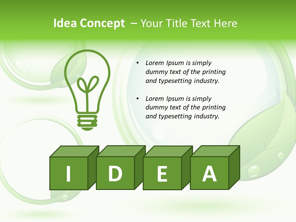 Environmental Concepts Ideas PowerPoint Template