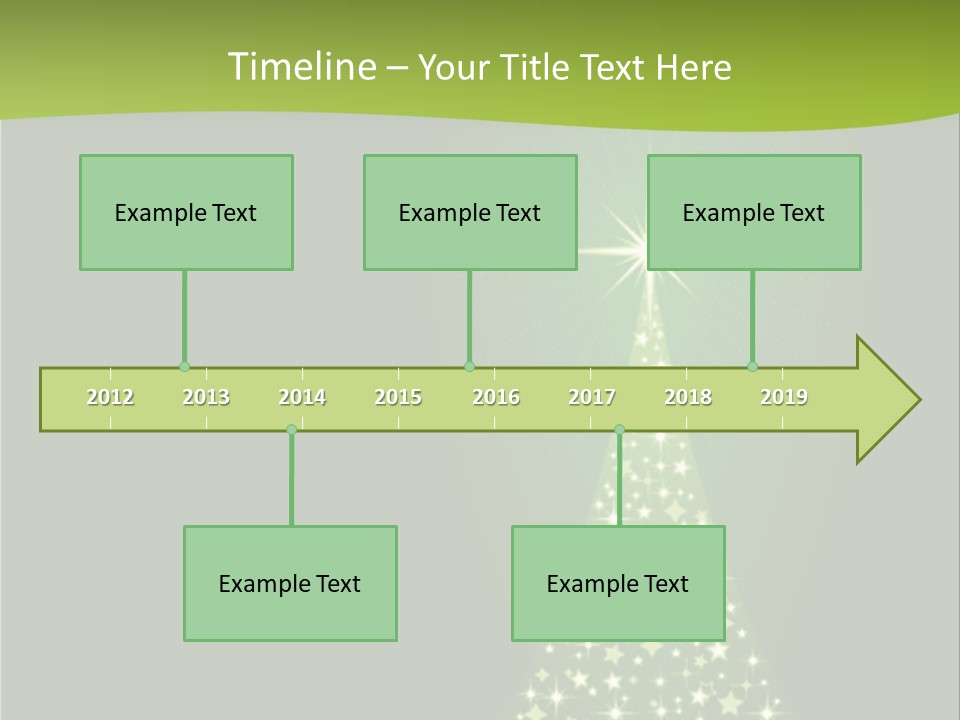 Holiday Illustration Invitation PowerPoint Template