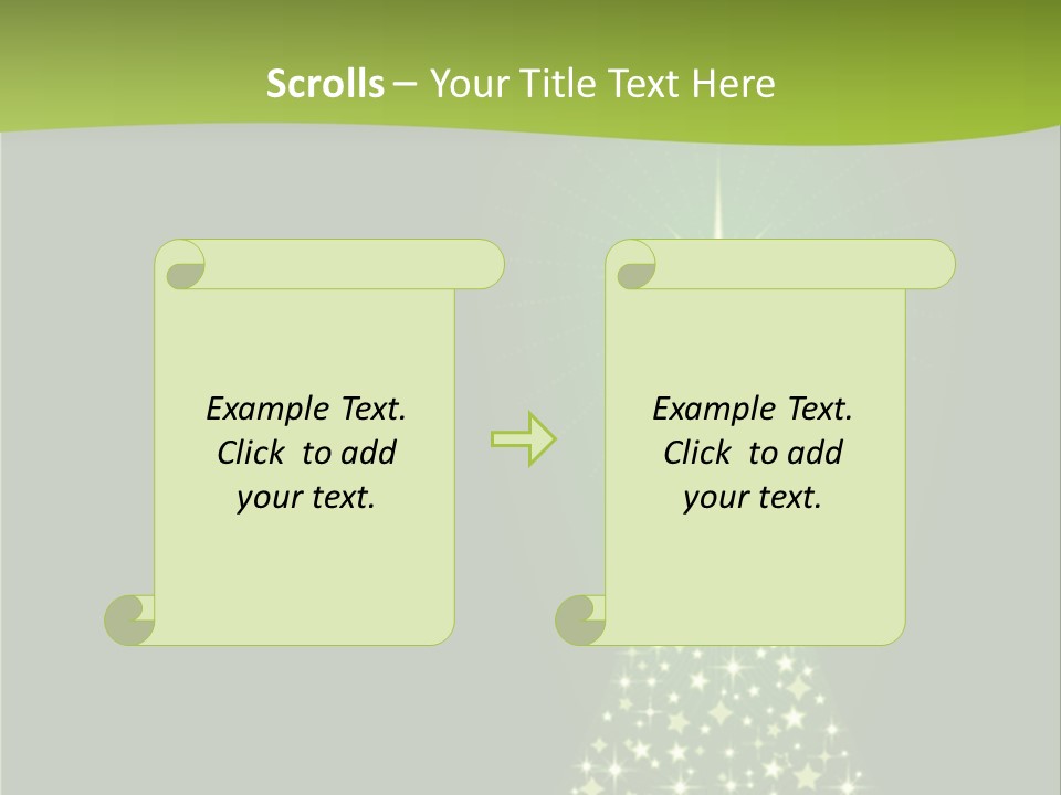 Holiday Illustration Invitation PowerPoint Template