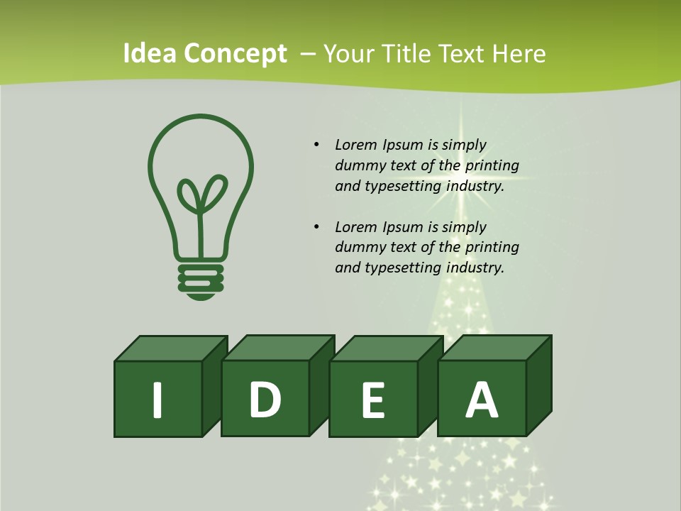 Holiday Illustration Invitation PowerPoint Template