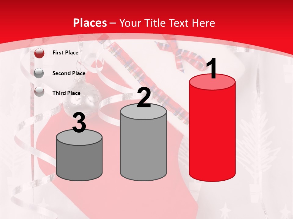 White Christmas Xmas PowerPoint Template