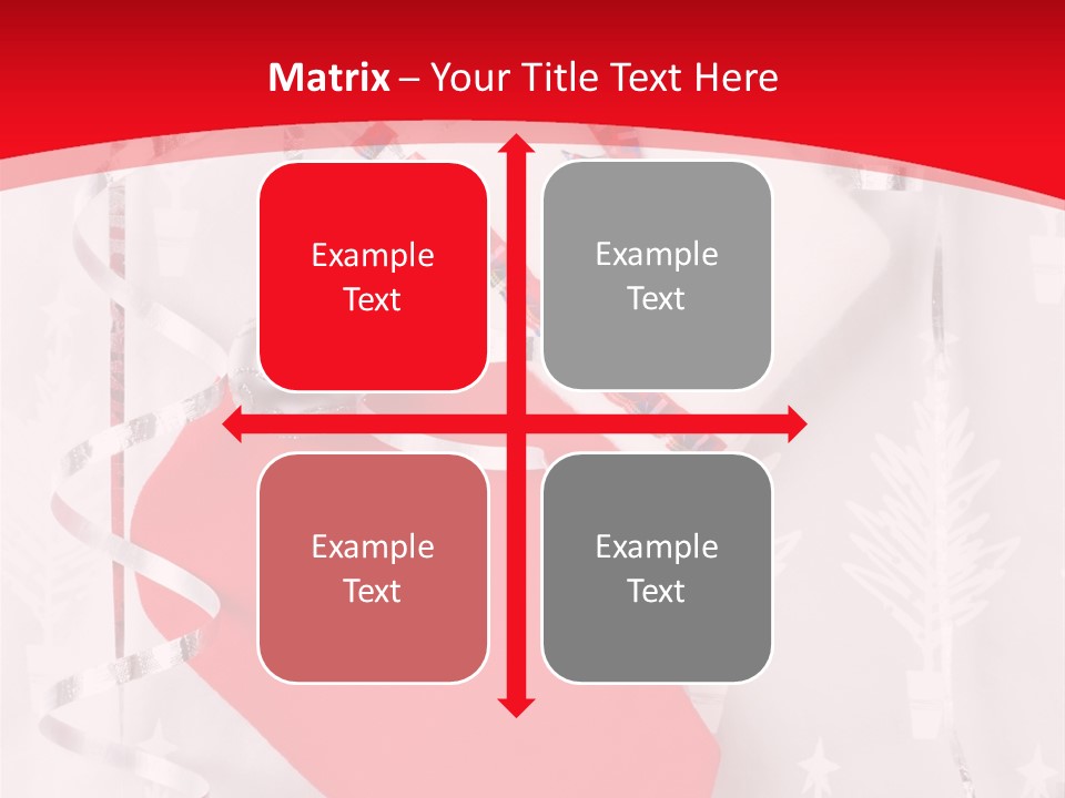 White Christmas Xmas PowerPoint Template