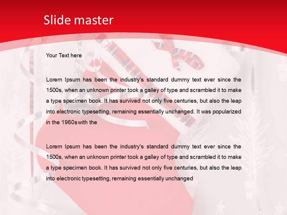 White Christmas Xmas PowerPoint Template