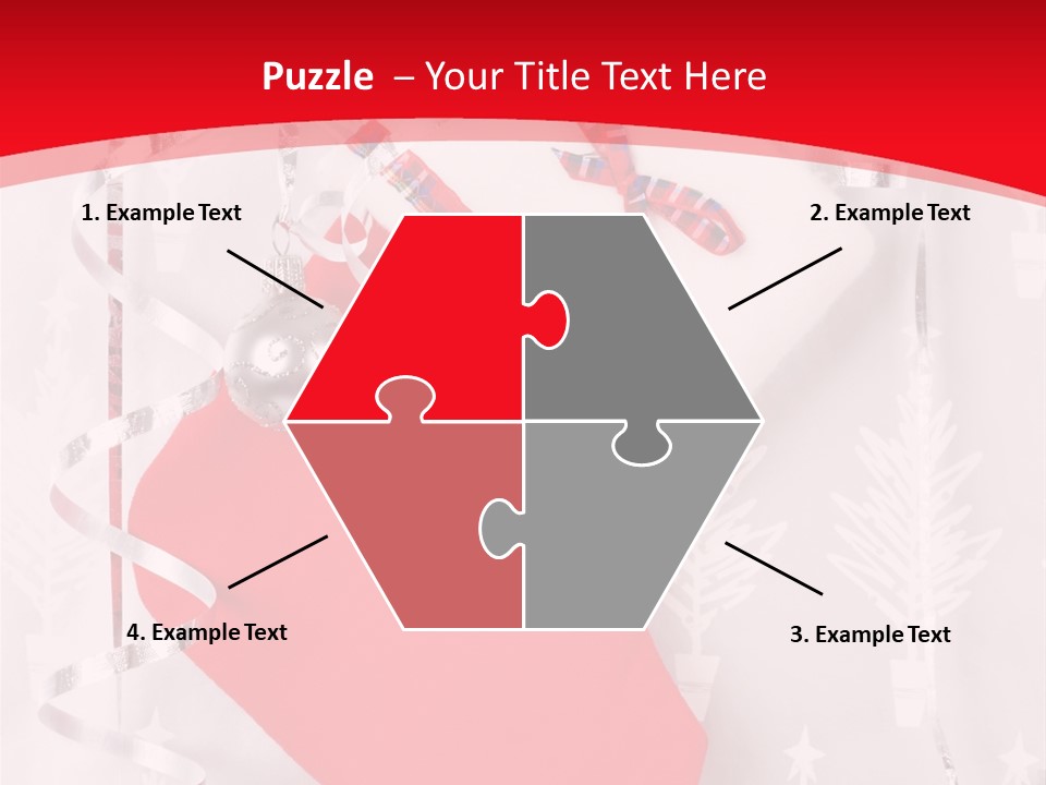 White Christmas Xmas PowerPoint Template