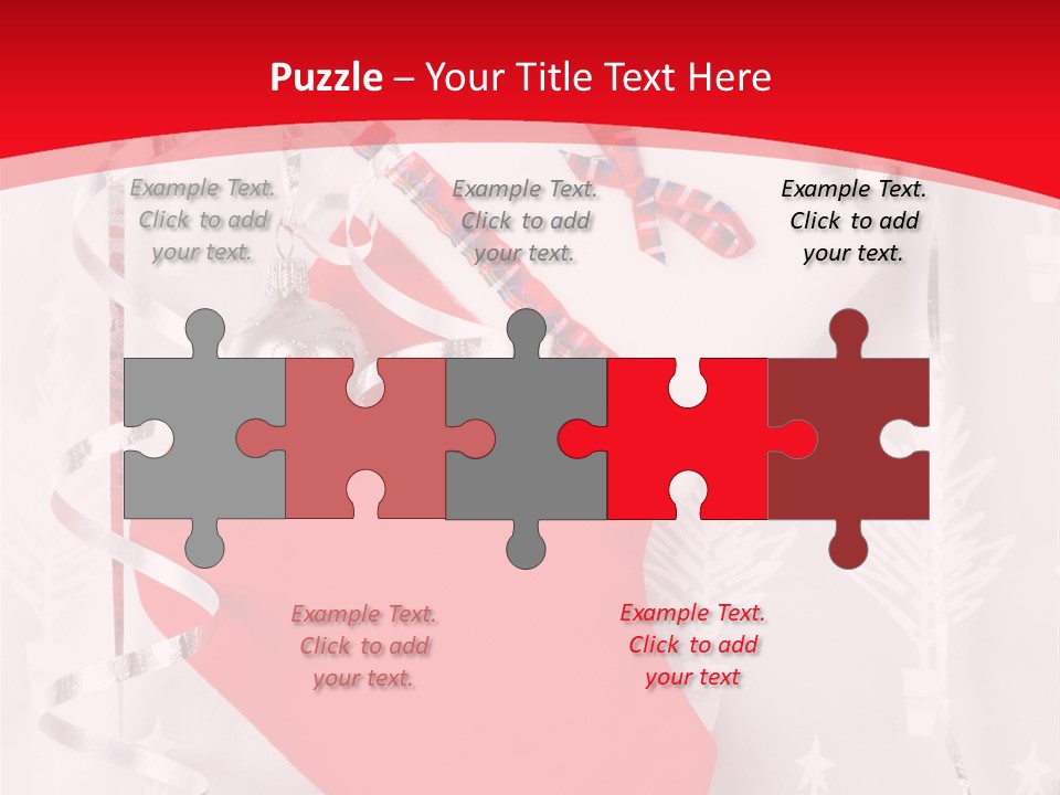 White Christmas Xmas PowerPoint Template