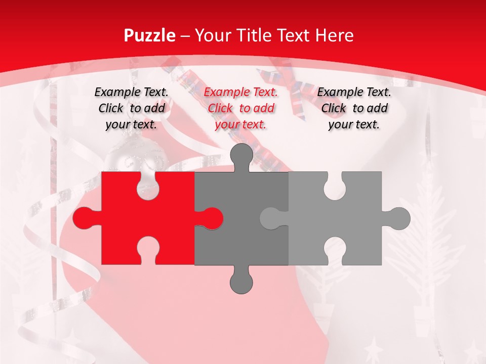 White Christmas Xmas PowerPoint Template