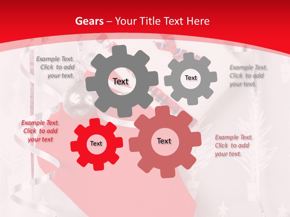 White Christmas Xmas PowerPoint Template