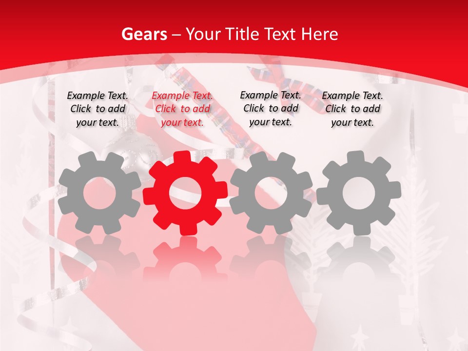 White Christmas Xmas PowerPoint Template