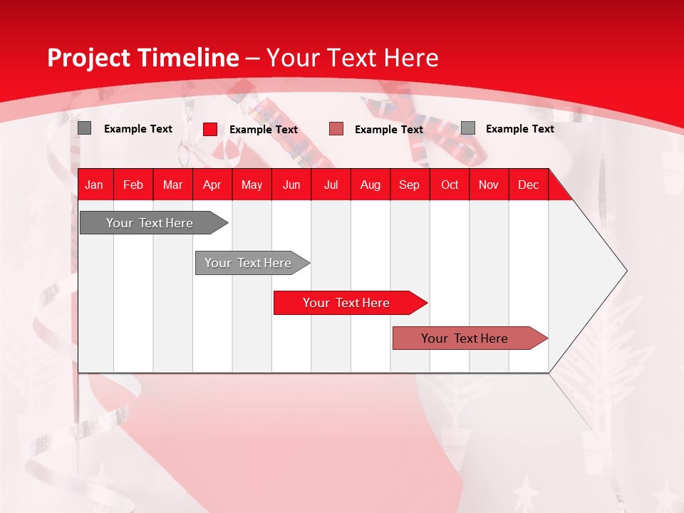 White Christmas Xmas PowerPoint Template