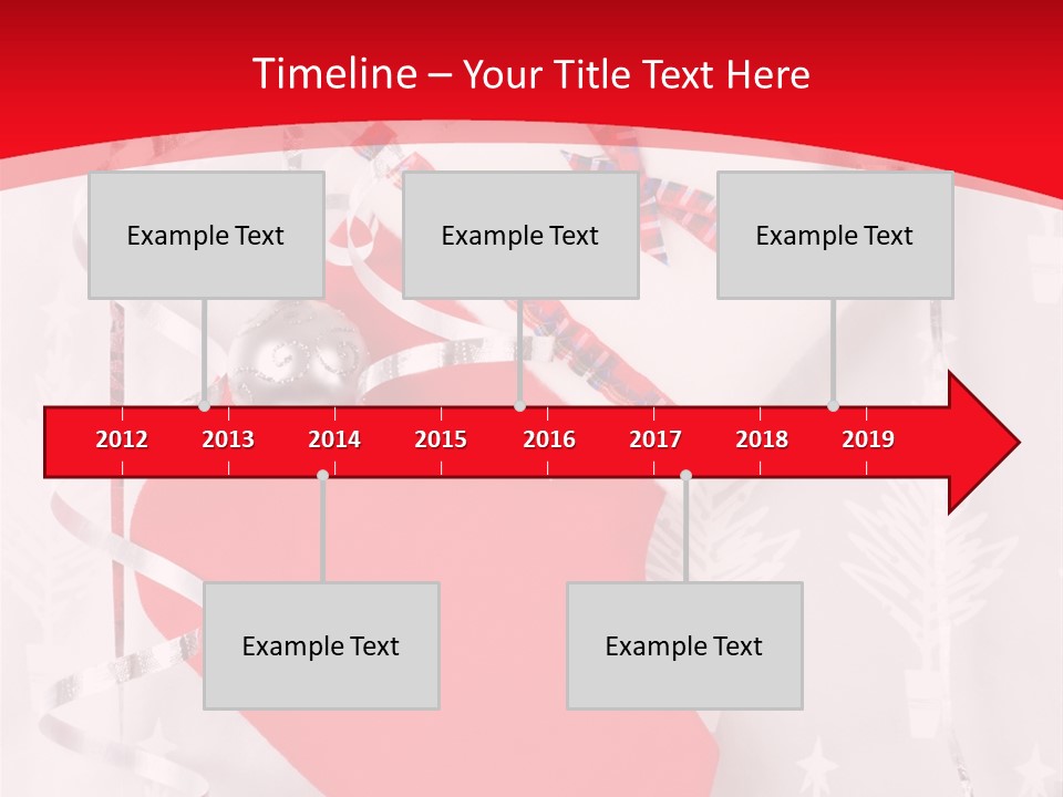 White Christmas Xmas PowerPoint Template