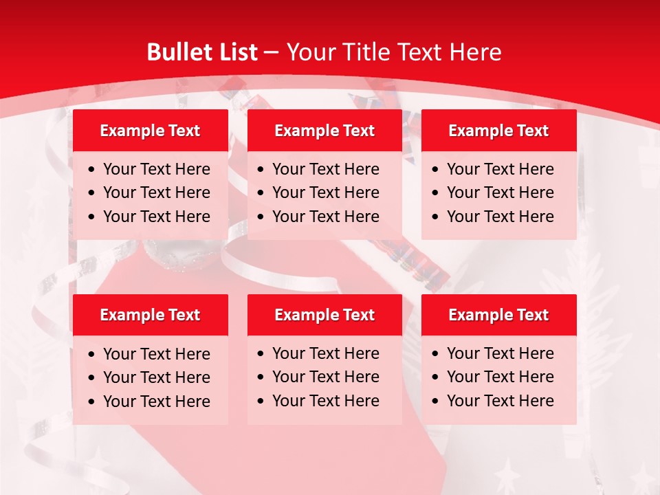 White Christmas Xmas PowerPoint Template