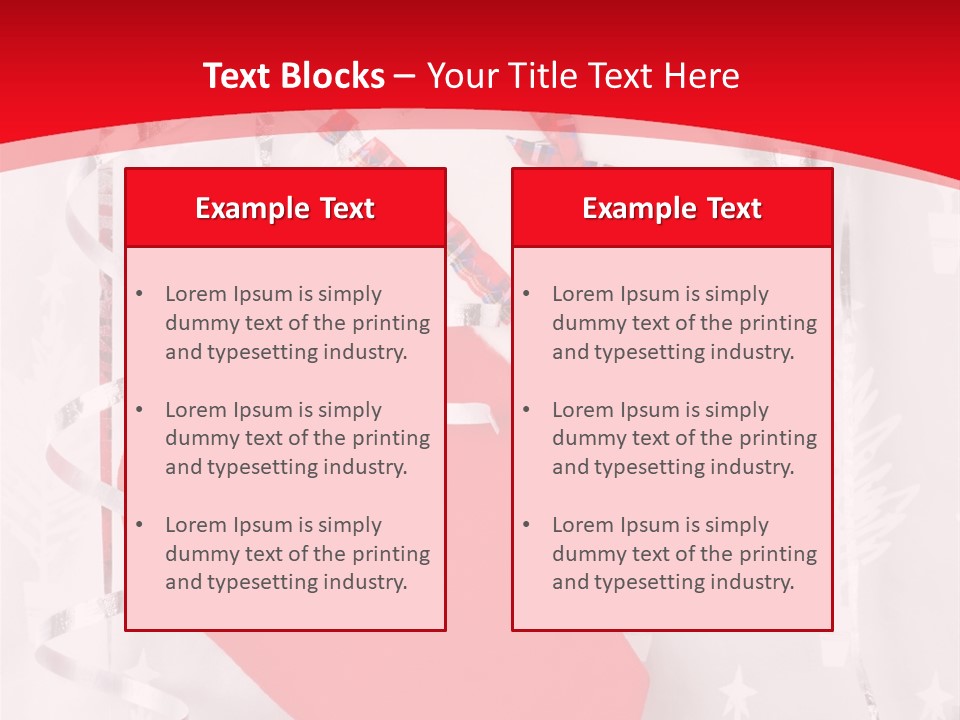 White Christmas Xmas PowerPoint Template