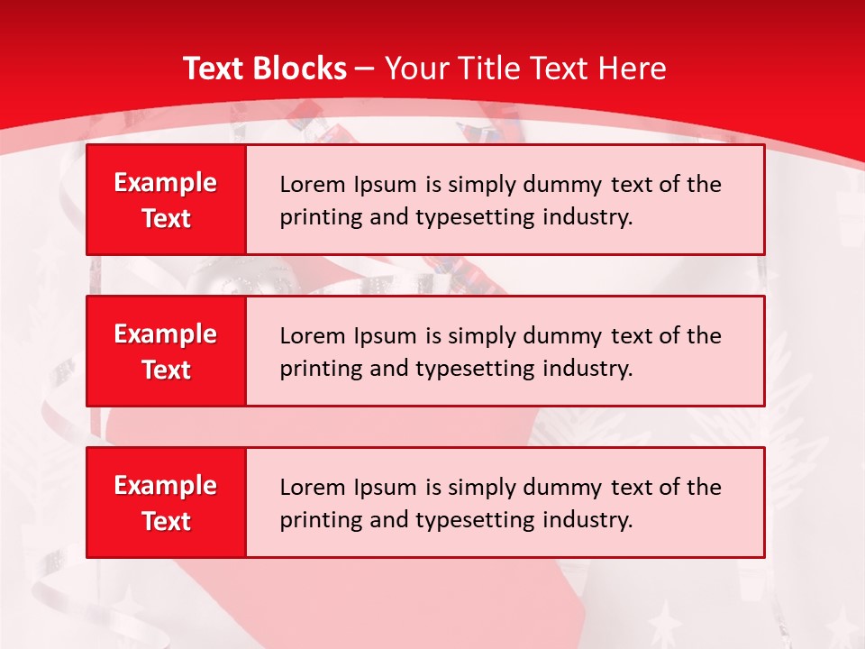 White Christmas Xmas PowerPoint Template